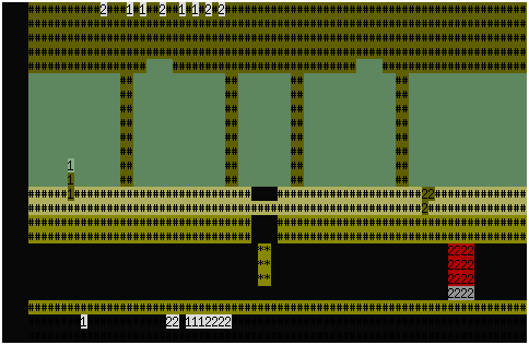 Pitfall in atarascii