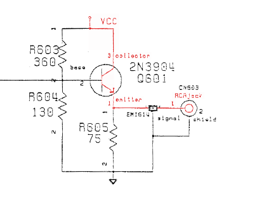 Commodore PC 20-III Circuit Diagram Snippet