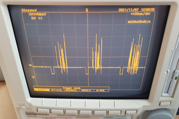 Commodore PC 20-III Composite Video Signal