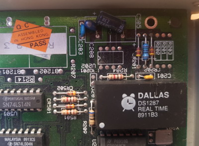 Commodore PC 30-III Dallas DS1287 RTC
