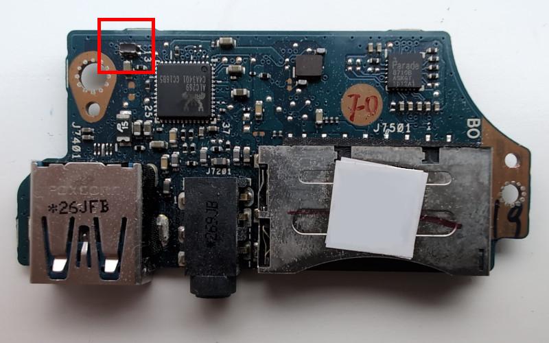 Board with CMC underneath.