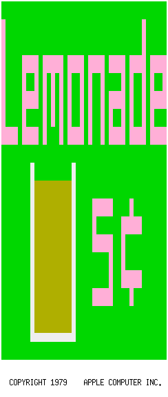 Screenshot of Lemonade Stand.