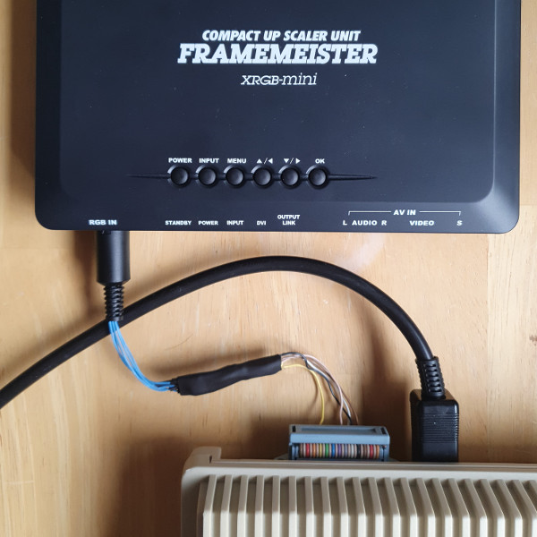 Amiga to Framemeister connection.