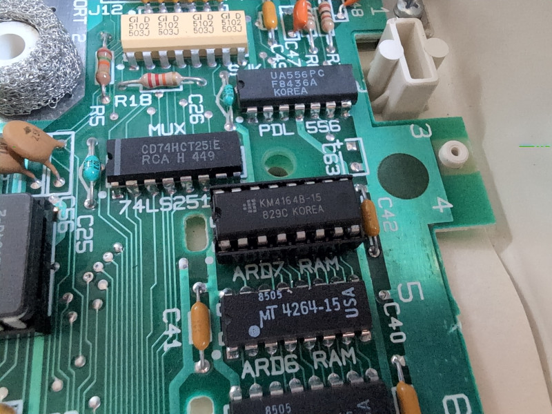 Replaced ARD7 RAM