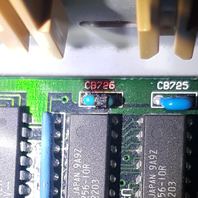 Commodore PC 30-III Burned Ceramic Capacitor