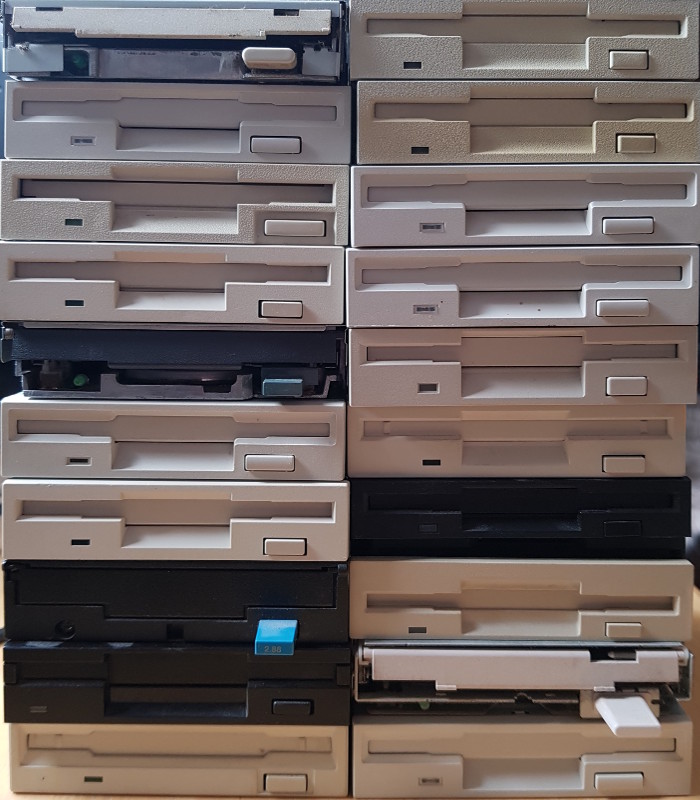 Floppy drive collection