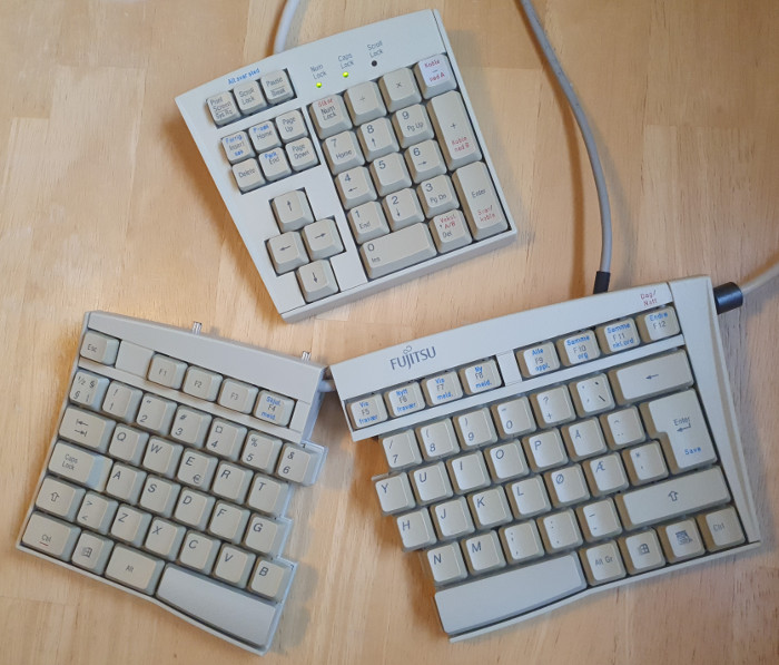 Re-assembled keyboard
