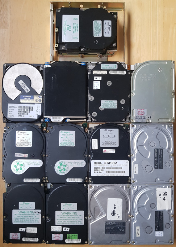 Hard drive collection