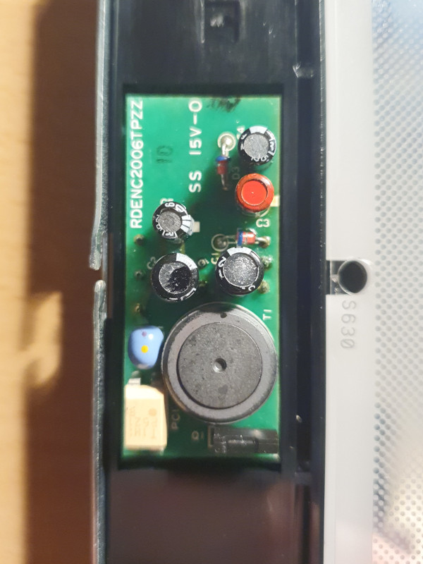 Toshiba T6400DXC LCD panel C2006 sub-board before.