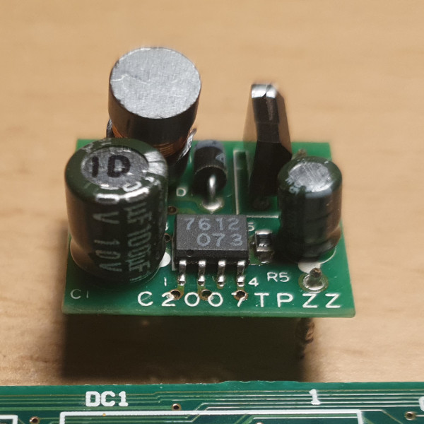 Toshiba T6400DXC LCD panel C2007 sub-board before.