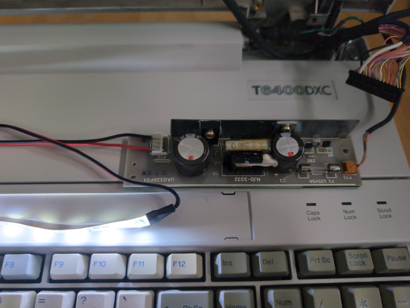 Toshiba T6400DXC LED strip test.